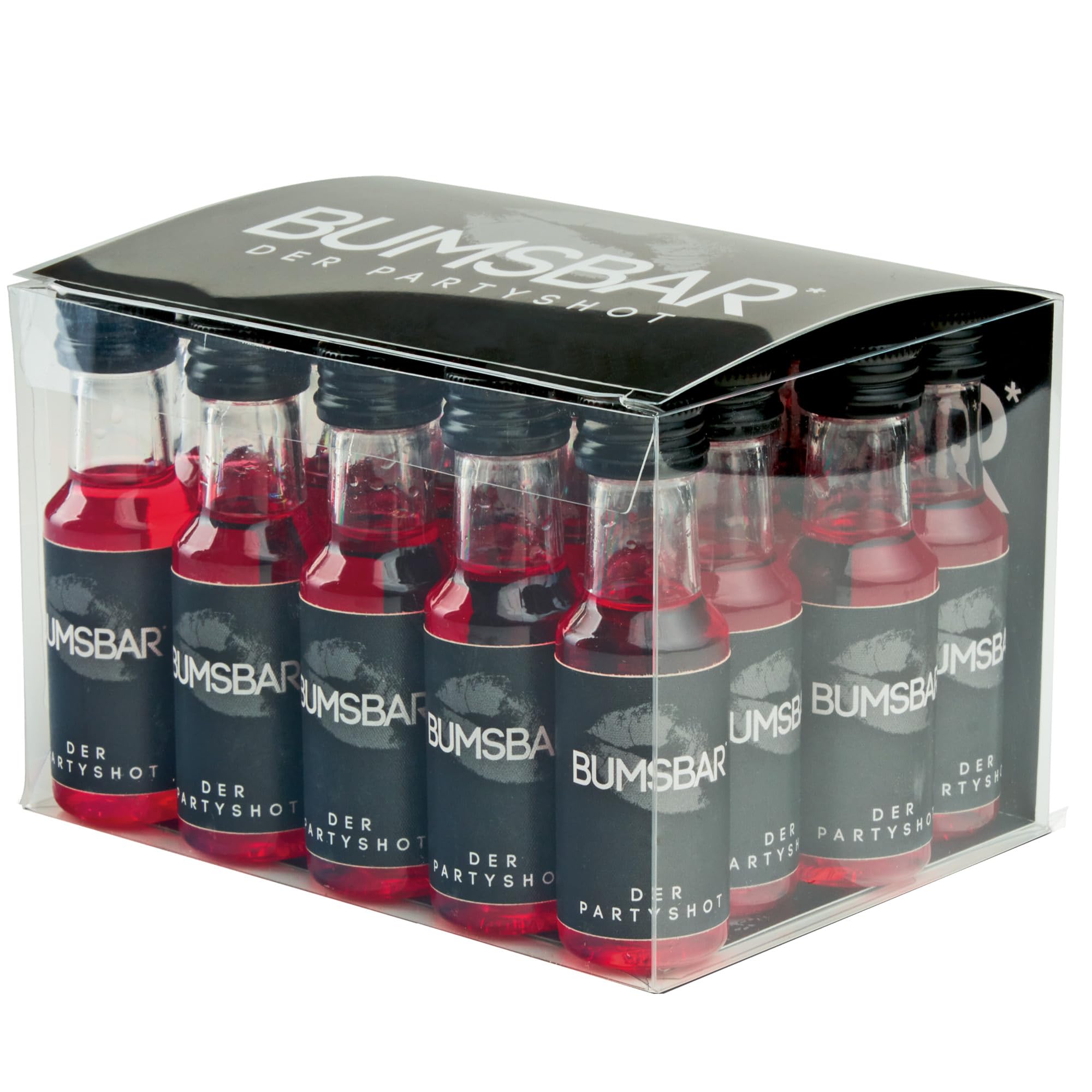 Kinky Drinks BUMSBAR – Shot by IN-SPIRIT – Granatapfellikör – PET – 20 x 20 ml = 400ml – 16%