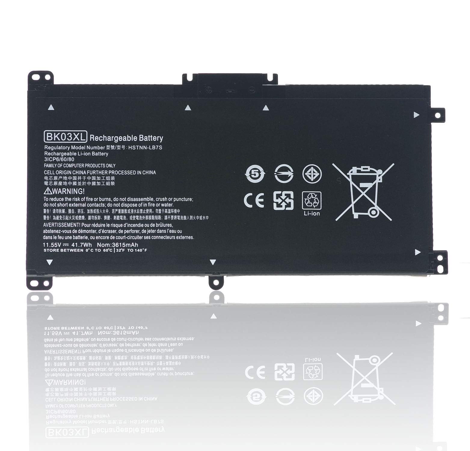 BK03XL 916811-855 Battery Compatible with HP Pavilion X360 14-BA 14M-BA Series, 14-BA253CL 14-BA175NR 14-BA125CL 14-BA013DX 14M-BA114DX 14M-BA015DX 14M-BA013DX 14M-BA1XX 14M-BA0XX BK03041XL
