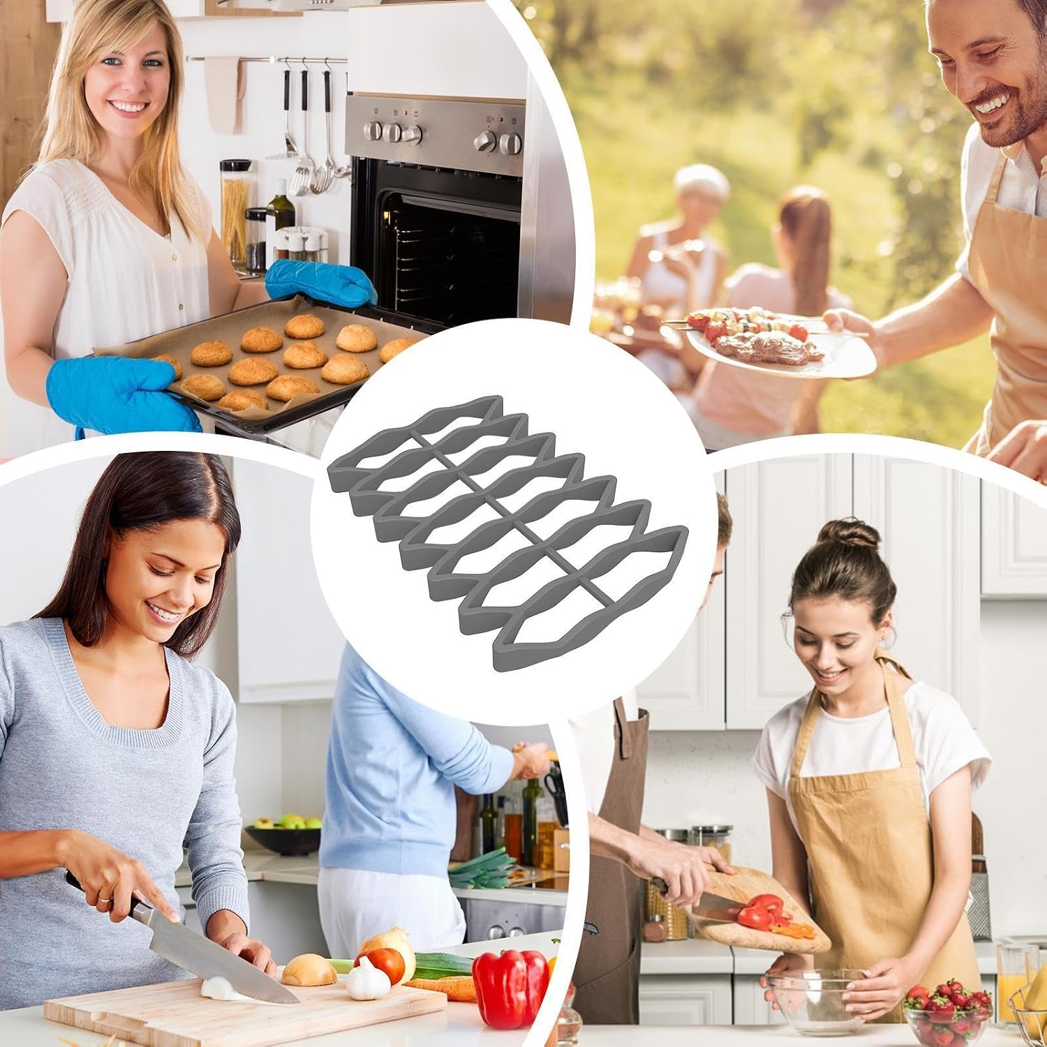 Cooking Racks for Oven Use - Meat Resting, Oven Tray Wire Grid, Frying
