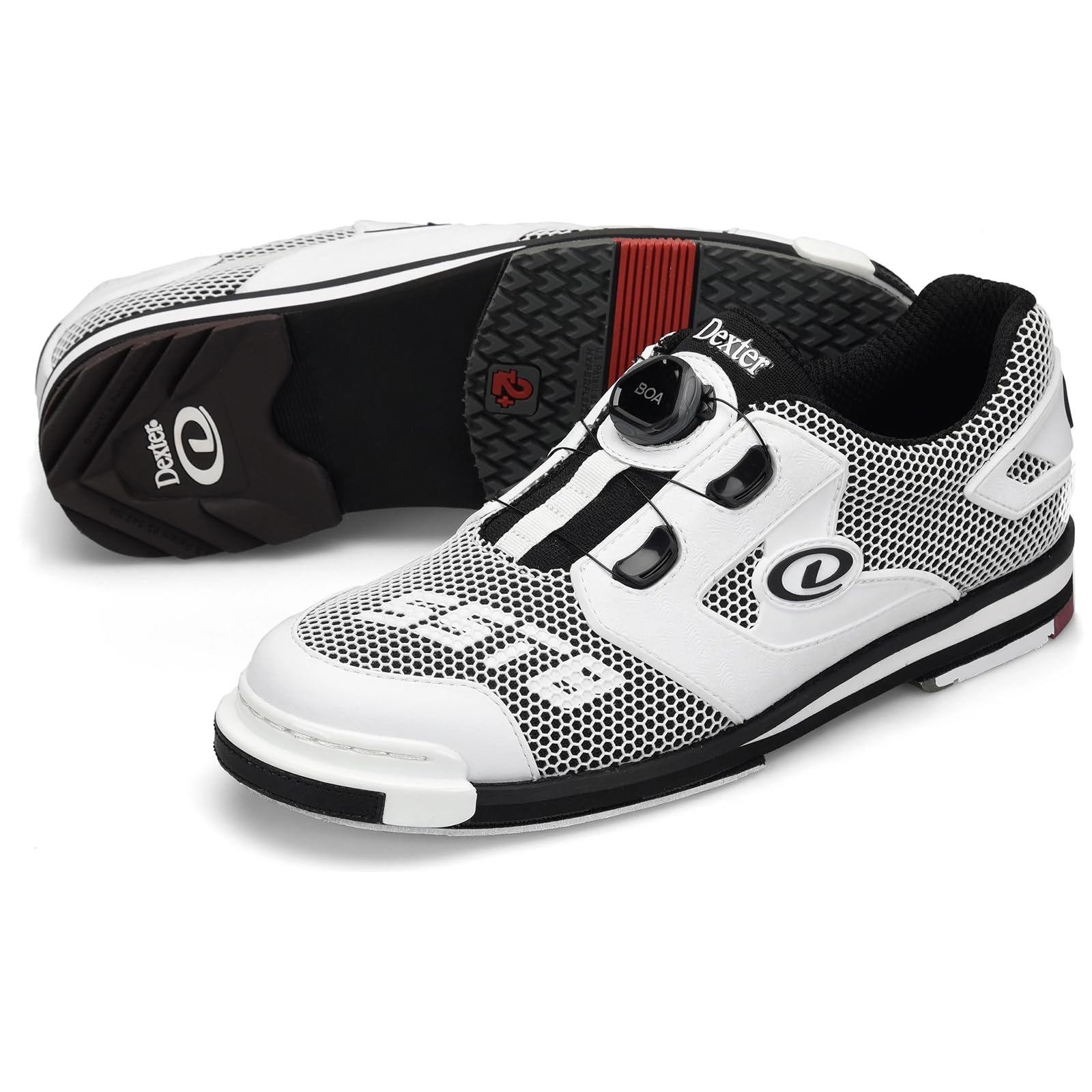 Dexter SST 6 Hybrid BOA Herren Wide, Schwarz/Rot, Größe 43