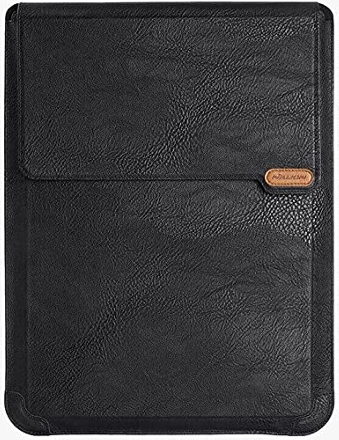 Nillkin Notebook/MacBook Versatile Leather Sleeve 3 in 1 Type - Sleeve, Adjustable Stand, Mouse Pad, Heat Dissipation Cooling, Water Proof Upto 14" Inch Laptops Black Color (B09CGBX452) Amazon Price History, Amazon Price Tracker