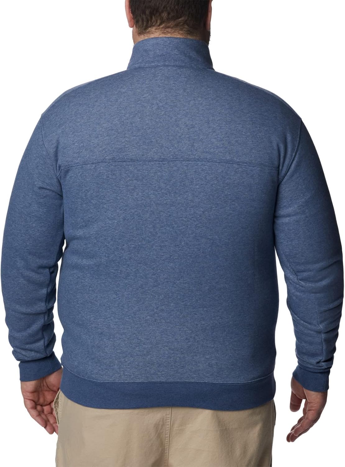 Columbia Men's Hart Mountain Ii Half Zip Carbon Heather Large Tall