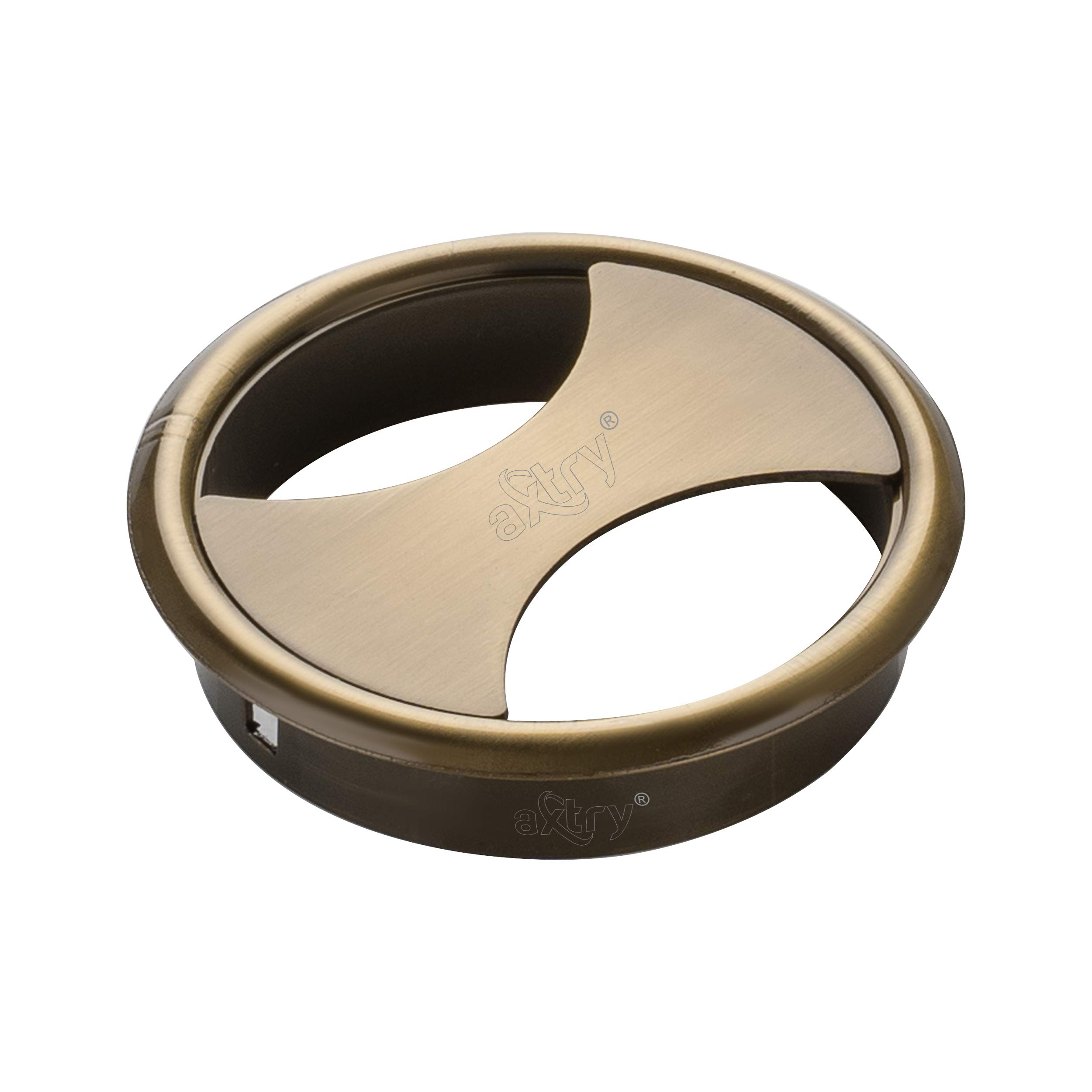 Axtry 2 Inch Stainless Steel Cable Manager / Cable Hole Cover Grommet / Wire Cable Organiser Manager Antiqu Brass Finish (Pack of 1) (B08X2M5156) Amazon Price History, Amazon Price Tracker