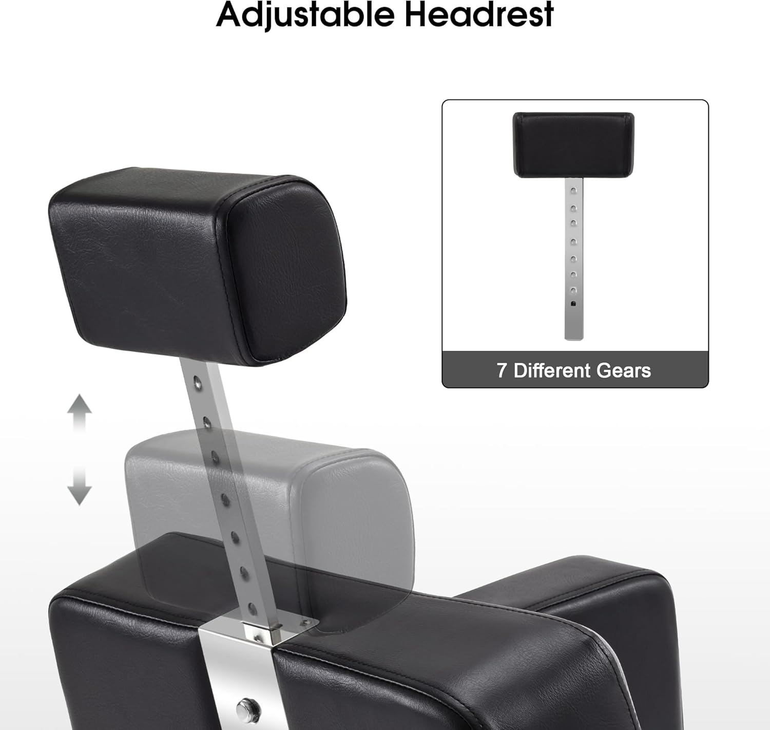 BarberPub Classic Barber Chair, 440 lbs Heavy-Duty Hydraulic Pump, All Purpose Reclining Salon Chair for Hair Stylist, Home Salon, Barbershop, Salon&Spa Chair 9523 (Black)