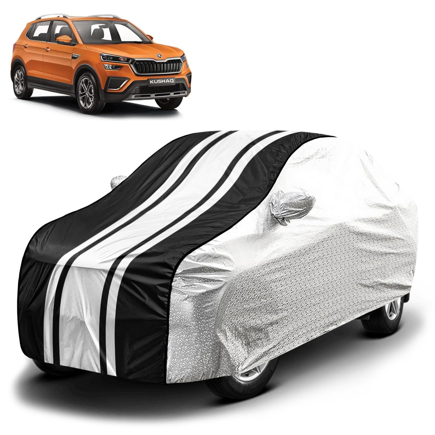 Heavy Duty Motorcycle Cover With Cotton Lining - Water Repellent, UV Protection, Lock Hole (Fits Up To 108") - View #10