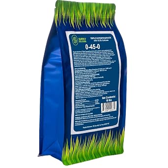 Supply Solutions | 0-45-0 Triple Superphosphate with 13.5% Calcium | High Phosphorus Bloom Booster Fertilizer for Indoor Plants, Flowers, Orchids, Citrus, Lawns, Vegetables & Fruit Trees 10 Pounds