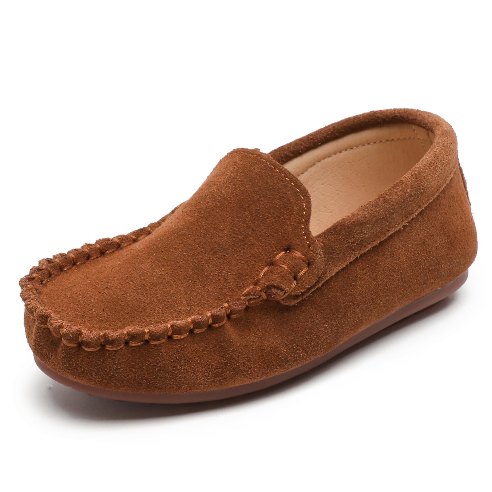 DADAWEN Garçon Classique Mocassins,Chaussure d'uniforme Scolaire Garçon Fille