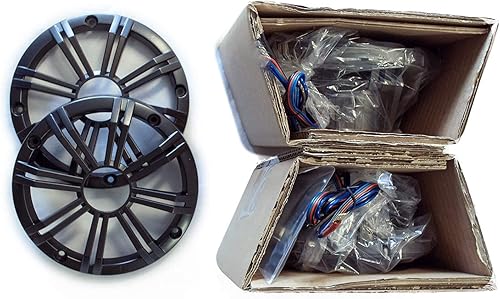 Miniatura 2 de Kicker OEM Replacement Charcoal 6.5" 4-Ohm Coaxial Marine Speakers (Pair)