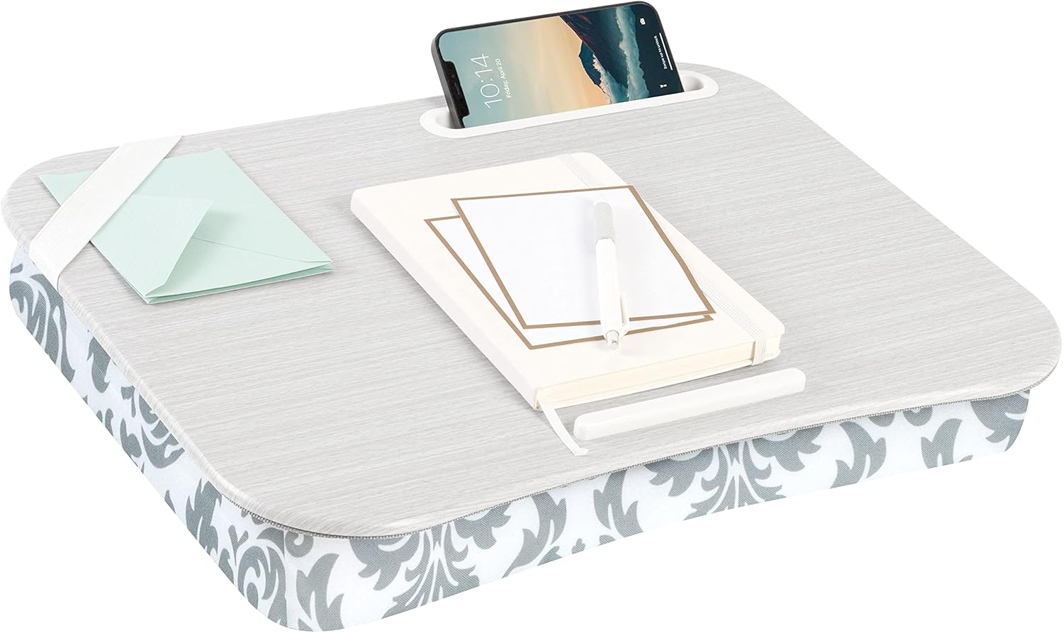 LAPGEAR XL Designer Lap Desk with Phone Holder and Device