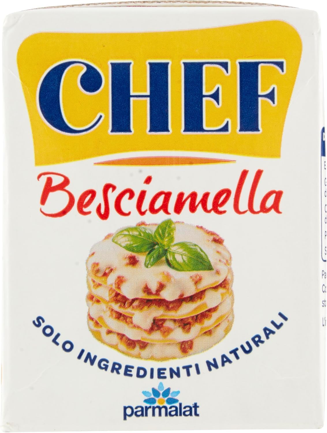 Parmalat Chef Besciamella, Salsa Besciamella Classica, Confezione da 10 x 200 ml, Solo Ingredienti Naturali, + portachiavi italy shop service