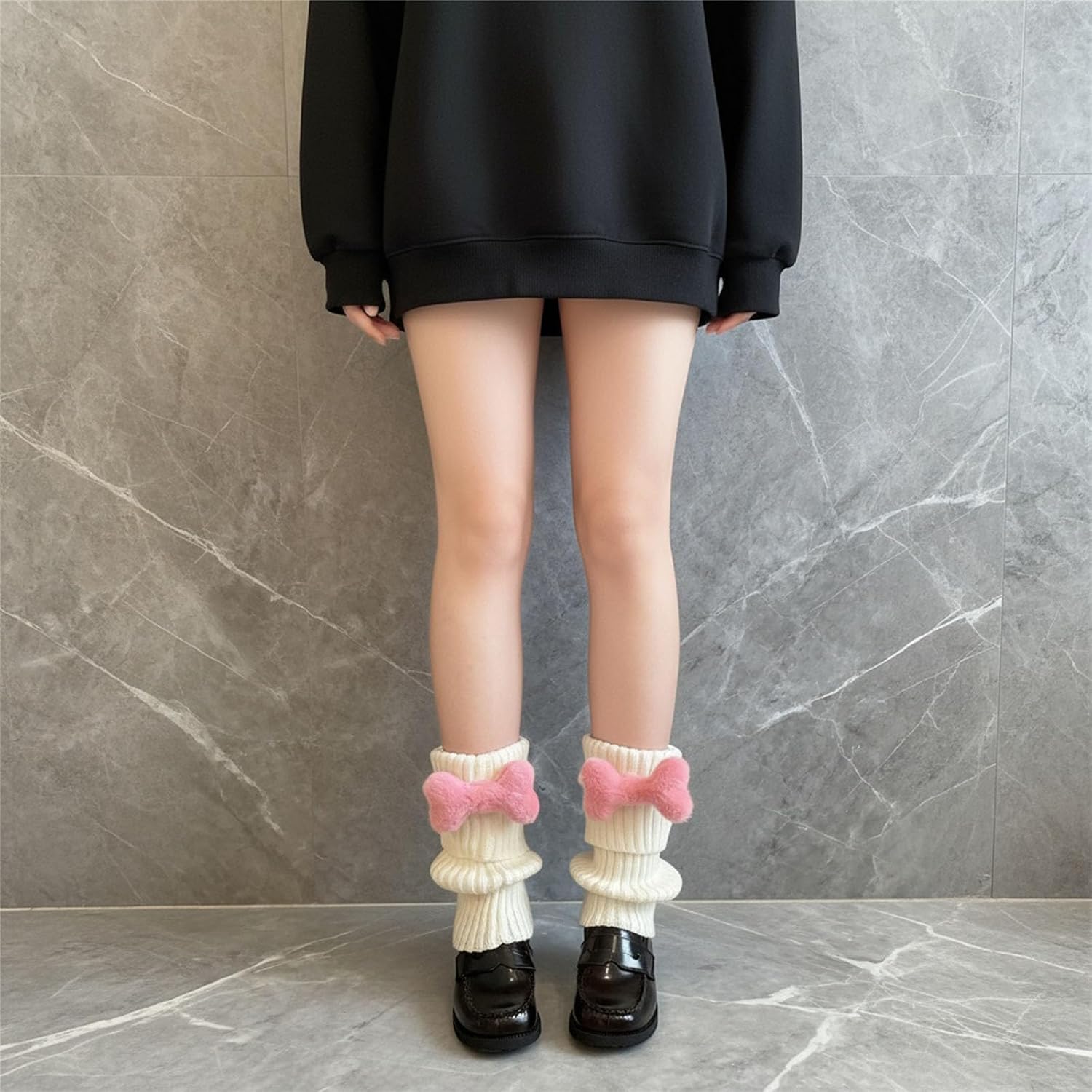 Anime Stacked Leg Warmers Comfortable and Breathable Over The Knee Socks For Daily Wear And Winter Outfits