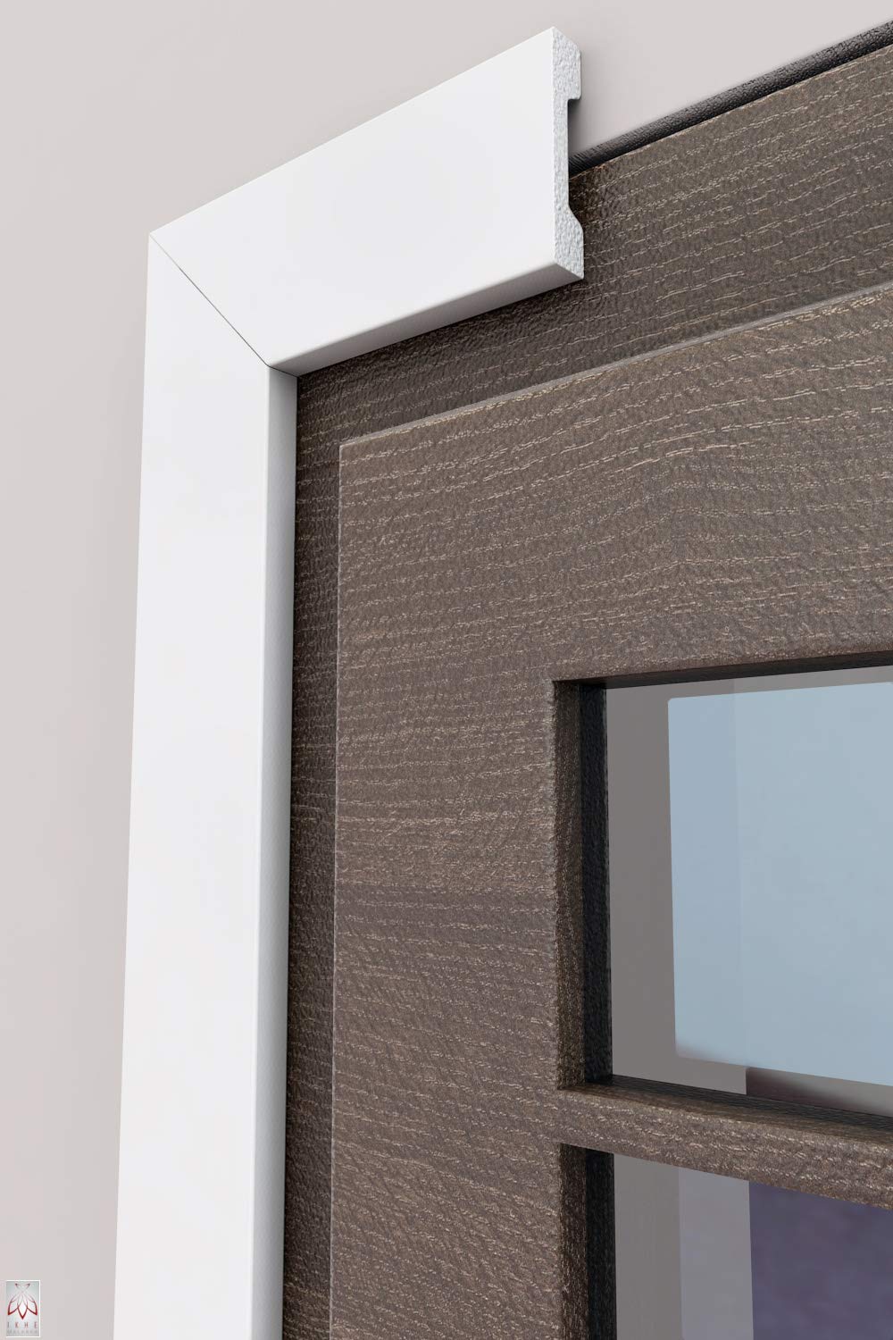 10 Stück / 20 MeterSockelleisten Fußleisten Bodenleiste - weiß - hartes Material - Deko - Wand - Boden - Decke (DP4)