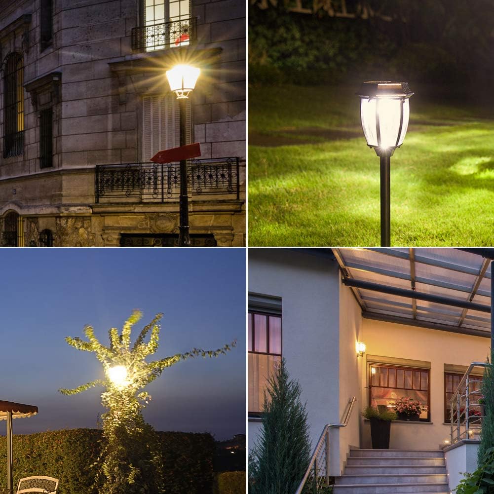 LED Light Bulb, Dusk to Dawn Light Bulb Built-in Photosensor Detection with Auto Switch Outdoor/Indoor Lamp for Porch Garage Yard, E26/E27 Base, Warm White 2700K, Pack of 2