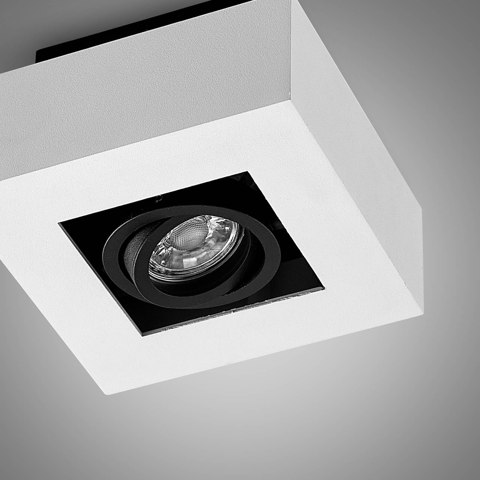 Arcchio Vince Strahler GU10 Deckenlampe Aluminium Weiß 1 flammig