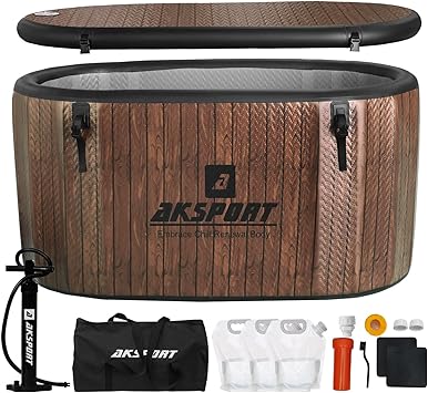 AKSPORT Inflatable Ice Bath Tub, 238 Gallons