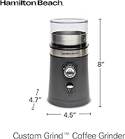 Vista 7 de Hamilton Beach Electric Coffee Grinder for Beans, Spices and More, with Multiple Grind Settings for up to 14 Cups, Removable Stainless Steel