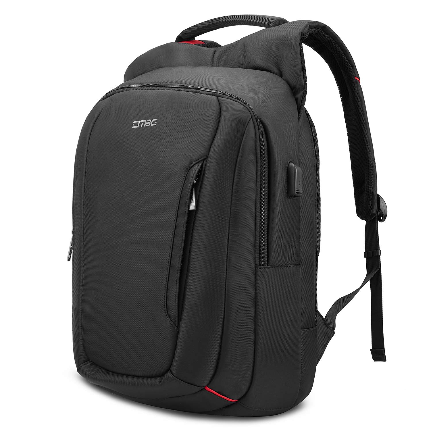 DTBG 15.6 Inch Laptop Backpack with USB Charging Port Laptop Bag Nylon