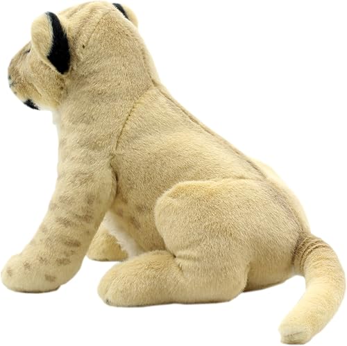 Miniatura 3 de Animales de Peluche León Juguetes Peluche Tigre Leopardo Sentado 10 Pulgadas (Leona)
