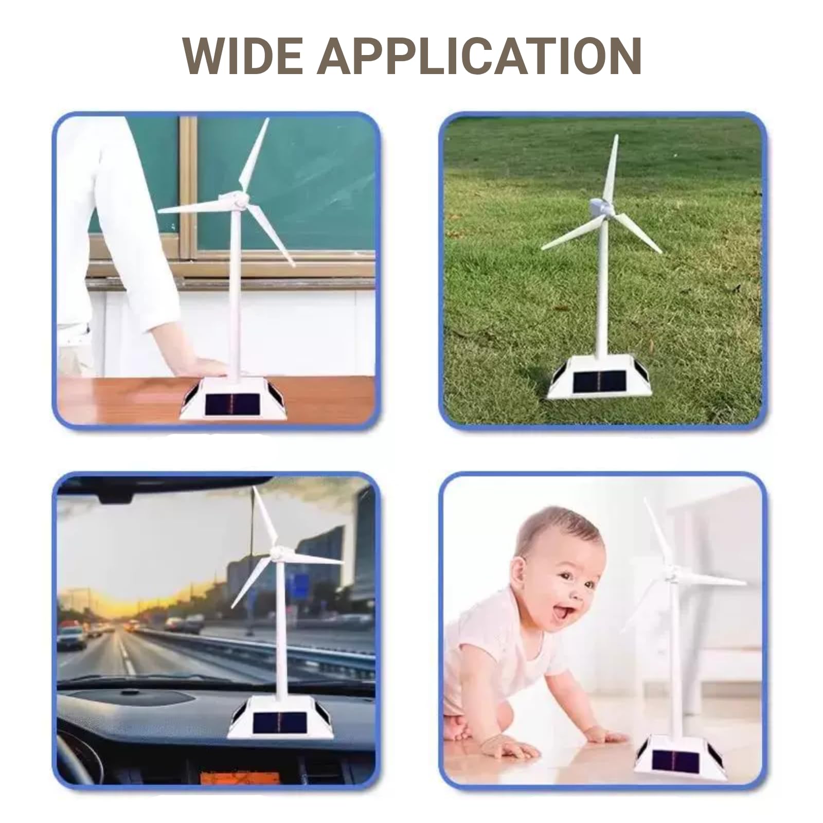 Modello Educativo Mulino a Solare, Mini Mulino a a energia Solare, Giocattolo Energie Rinnovabili per Bambini