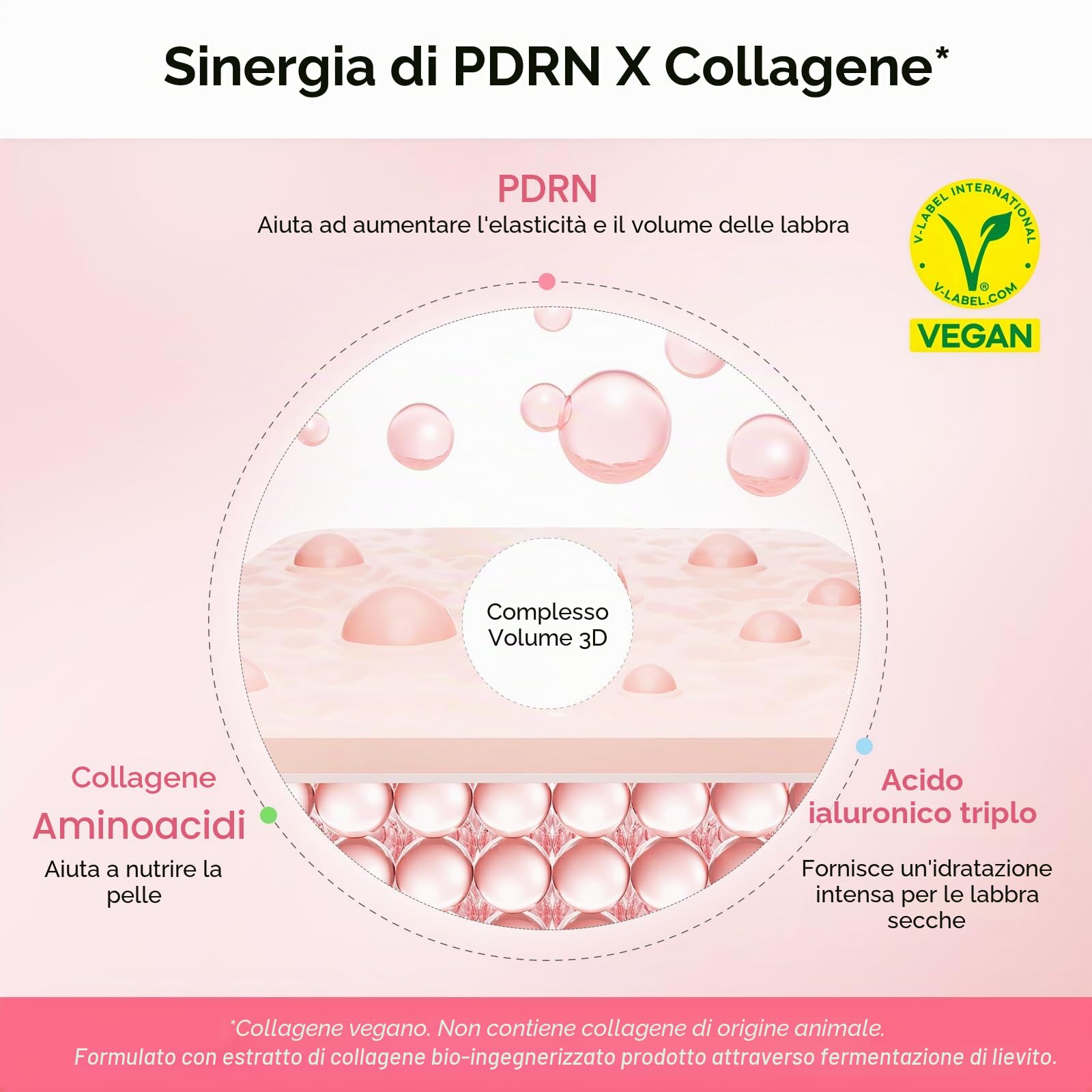 Abib Al Collagene Pdrn Glazed Jelly, Balsamo Per Labbra, Maschera Per Dormire Durante La Notte, Trattamento Idratante Per Labbra Screpolate E Secche, 0,38 Fl Oz