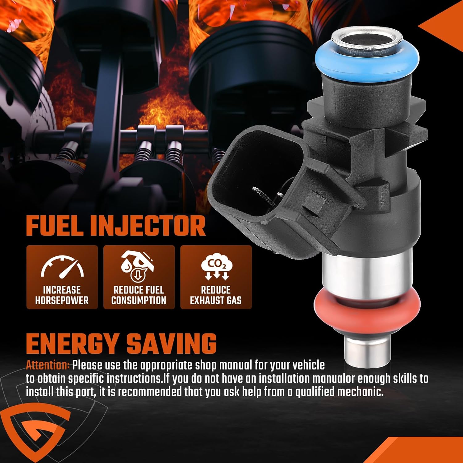 Fuel Injectors 0280158233 Fit for Chrysler 200/300 2011-2017, Fit for Dodge Challenger Charger, Fit for Jeep Grand Cherokee Wrangler, Fit for Ram 1500/2500/3500 3.6L Replaces# 05184085AC 4 Holes(6PCS)