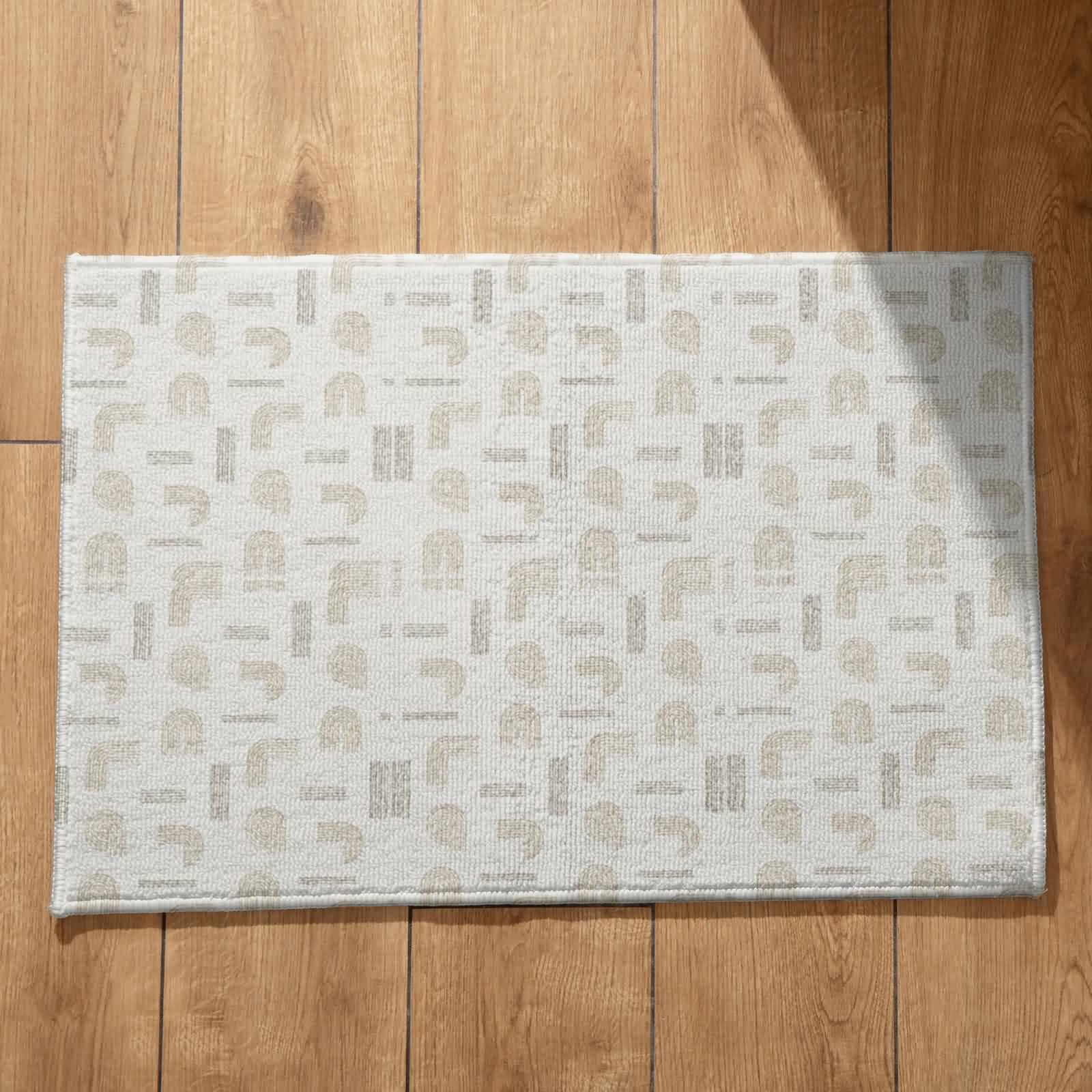 Tapis salle de bain et paillasson japonais CEVAN art géométrique