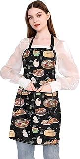 BDPWSS Anime Lover Gifts Kawaii Anime Lover Kitchen Apron Sushi Themed Gifts