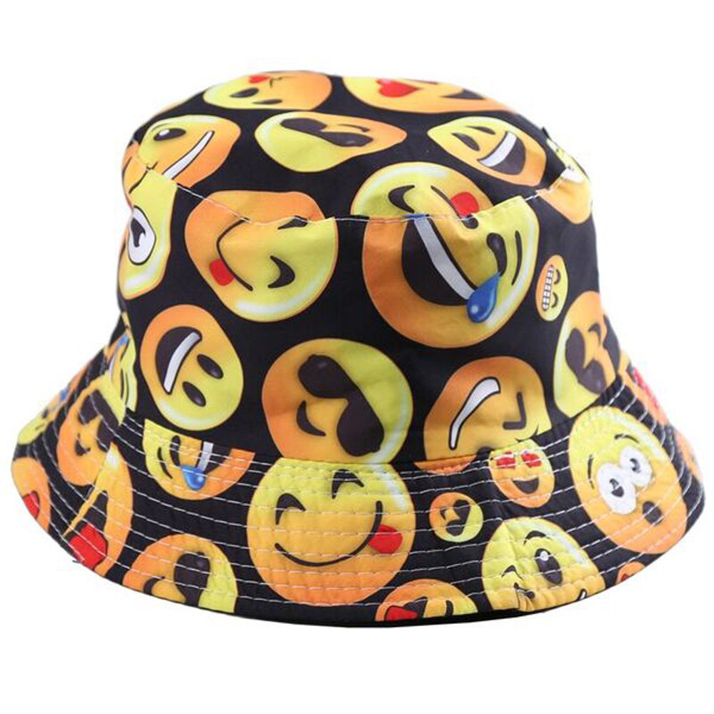 BYOS Unisex Trendy Reversible Lightweight Printed Bucket Hat Packable Outdoor