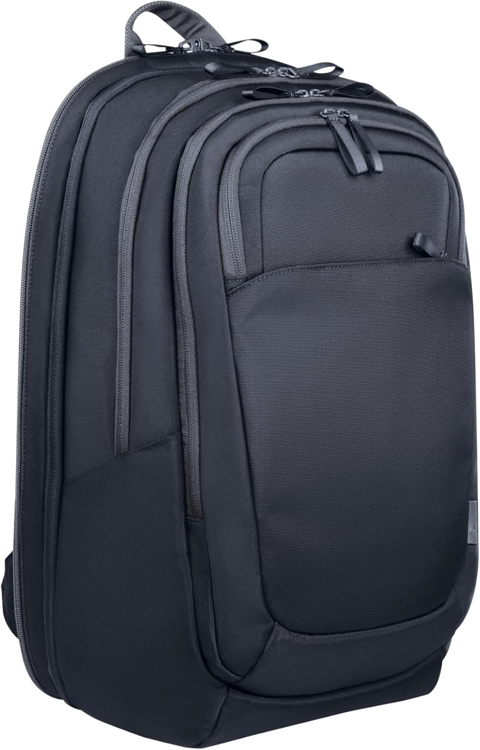HP 17-Inch Laptop Backpack Travel Plus 30L, Water-Resistant 750D Recycled Plastic, RFID-Blocking Pocket, Anti-Puncture Zippers, Key Fob, Polyester, Blue Graphite, A2CC9AA