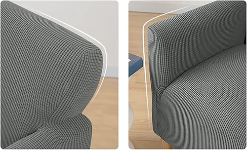Miniatura 4 de Funda para sillón de forro polar extraíble y lavable funda elástica para sillón de baño funda de sofá individual elástica sólida para estudio bar