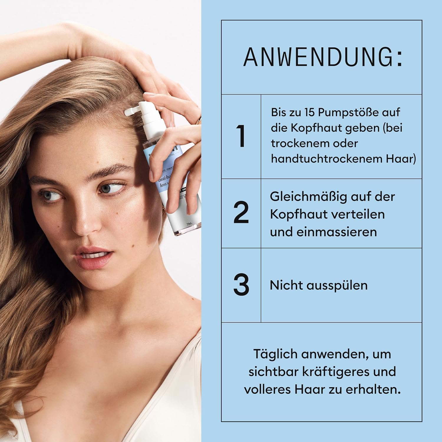 Nioxin Anti-Hair Loss Bundle: Haarwachstum stärken & Haarausfall reduzieren – Shampoo & Leave-In Pflege mit Koffein & Niacinamid für dünner werdendes Haar – Shampoo 240ml & Serum 70ml