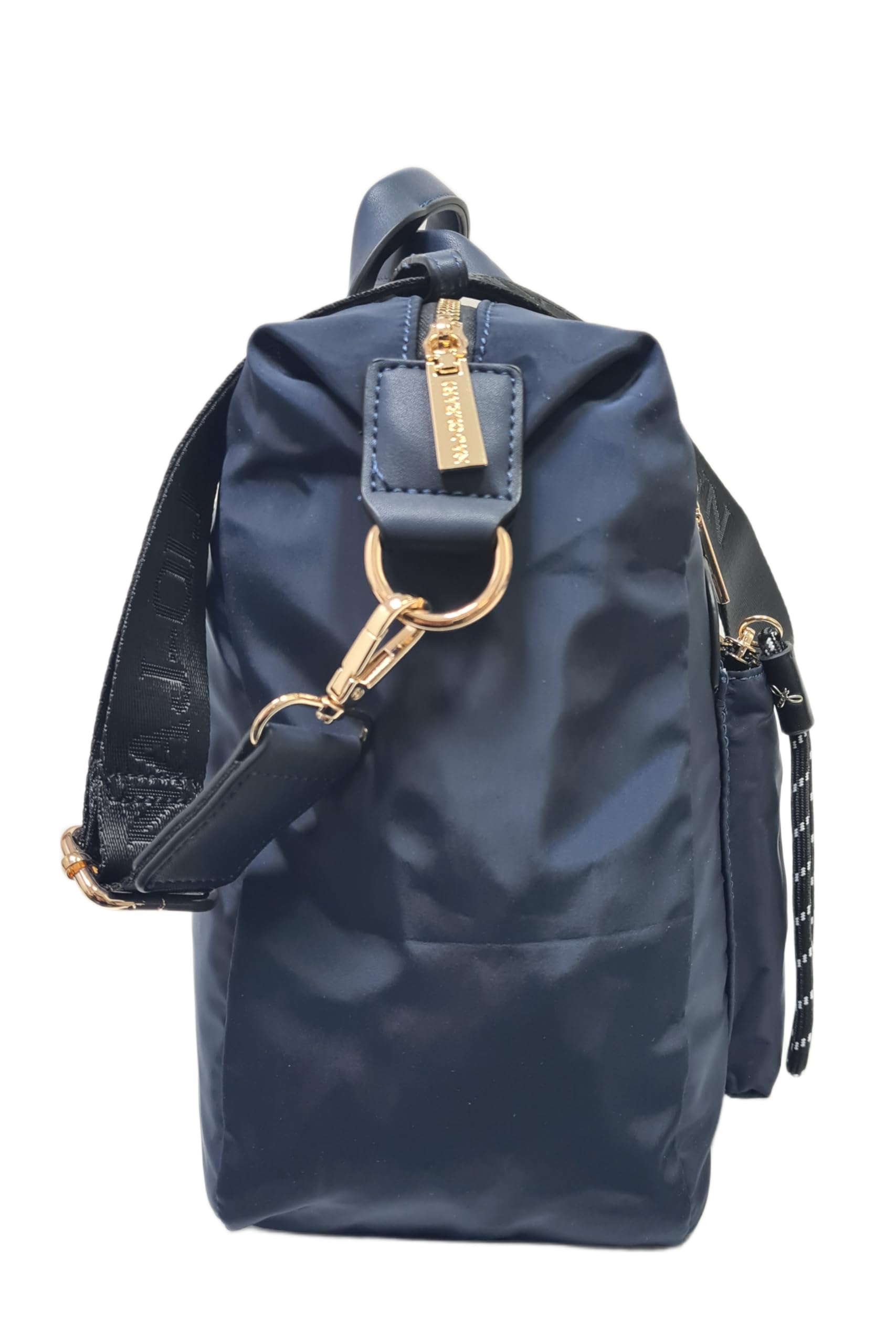 NAJ-OLEARI Borsa Donna In Nylon Cartella Multitasche Portadocumenti Multiuso ART. 61834 Prodotto Realizzato con 100% Nylon Riciclato (BLU)
