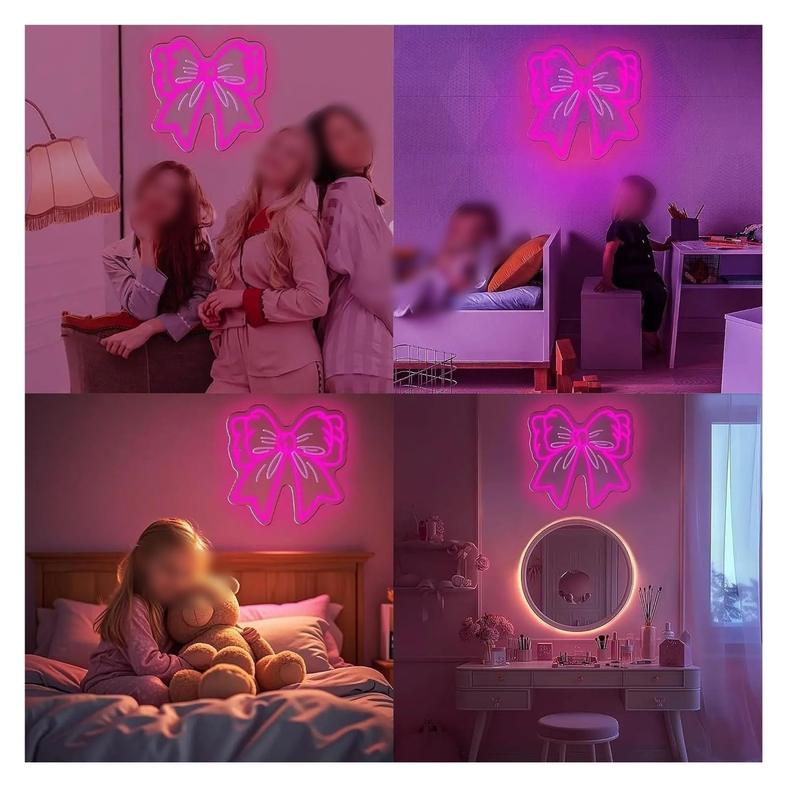 Insegna al Neon Insegna Al Neon A LED Con Fiocco