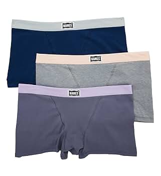 (未使用･未開封品)　The Brief - Series 1 - 2 [Import anglais] ar3p5n1 Hanes Women's Original Stretch Vintage Boxer Brief - 3 Pack