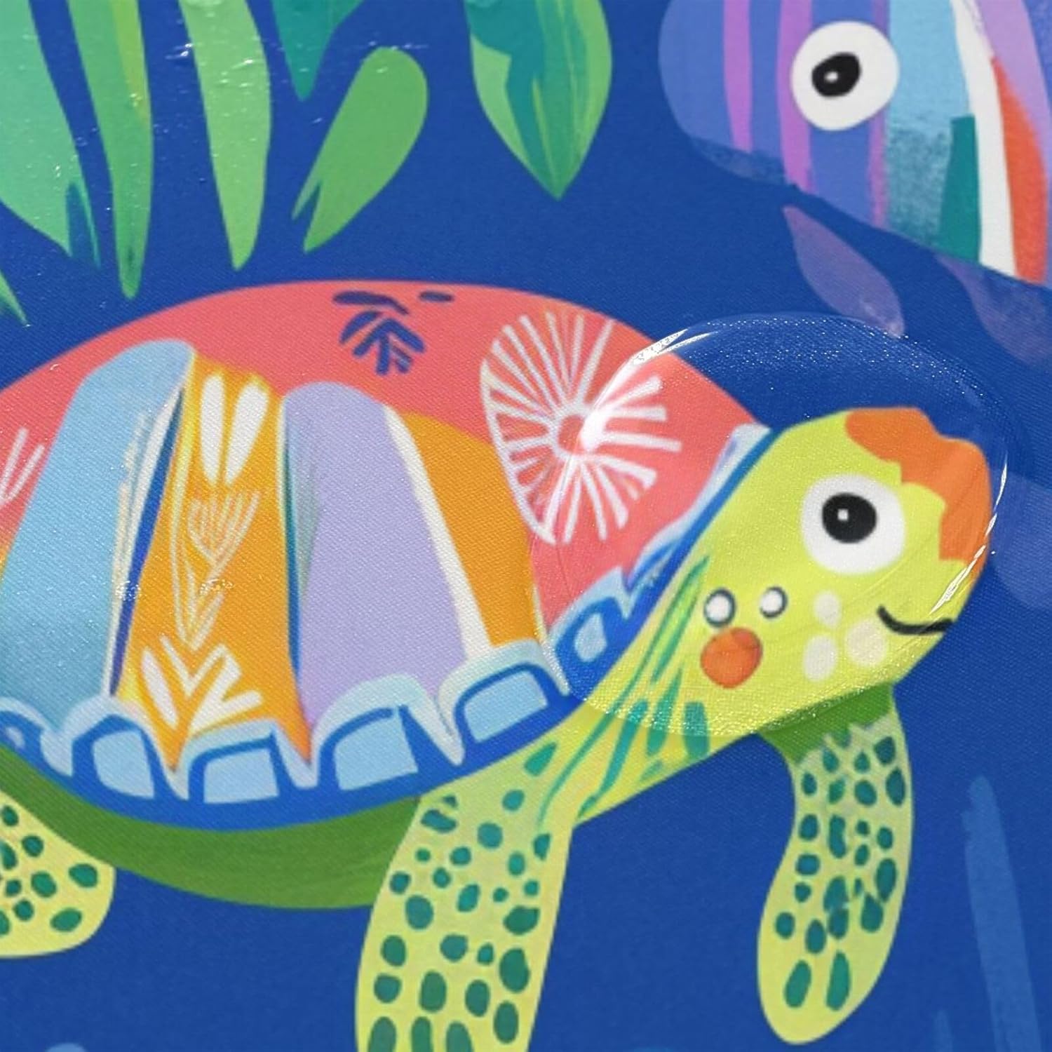 72x72 Inch Water Repellent Material Bathroom Shower Curtain with Stuff Machine Washable Cloth Shower Curtain Liner for The Bathroom Sea Animal Turtle