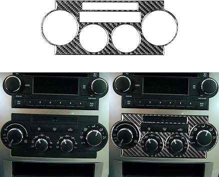 Carbon Fiber A/C Control Sticker Fit for Chrysler 300/300C 2005-2010