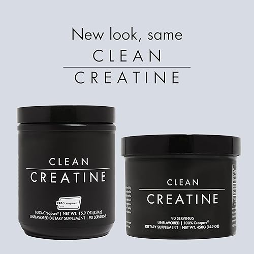Miniatura 4 de CLEAN Creatina - Creapure 100% creatina monohidrato en polvo para la salud muscular, el rendimiento y el apoyo cognitivo  Certificado por terceros