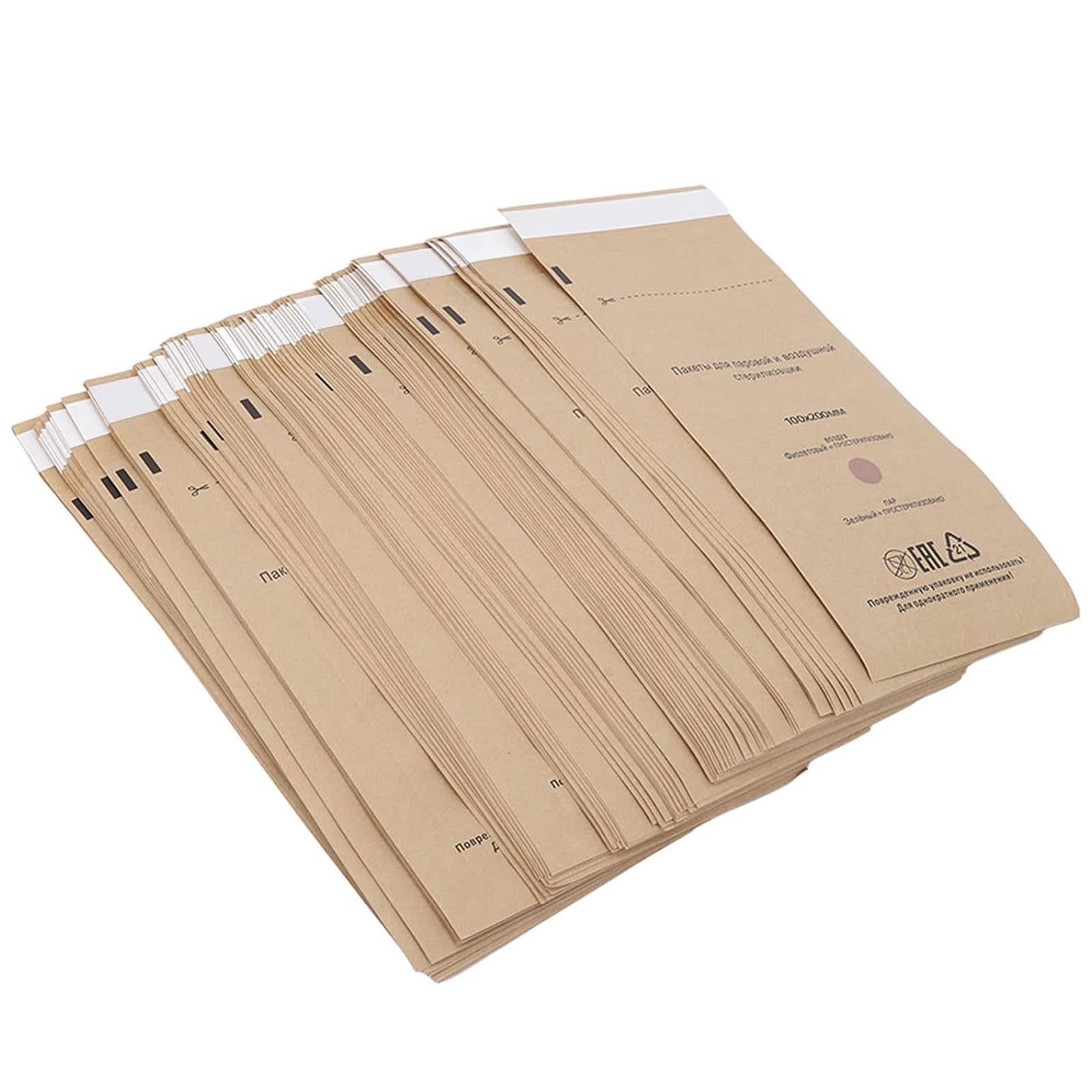 CYTGOUPER 100PCS Disposable Nail Disinfection Bag,Disposable Clean Bags,Self Sealing Cleaning Pouches Nail Tools Tooth Clean Bags for Nail Tools