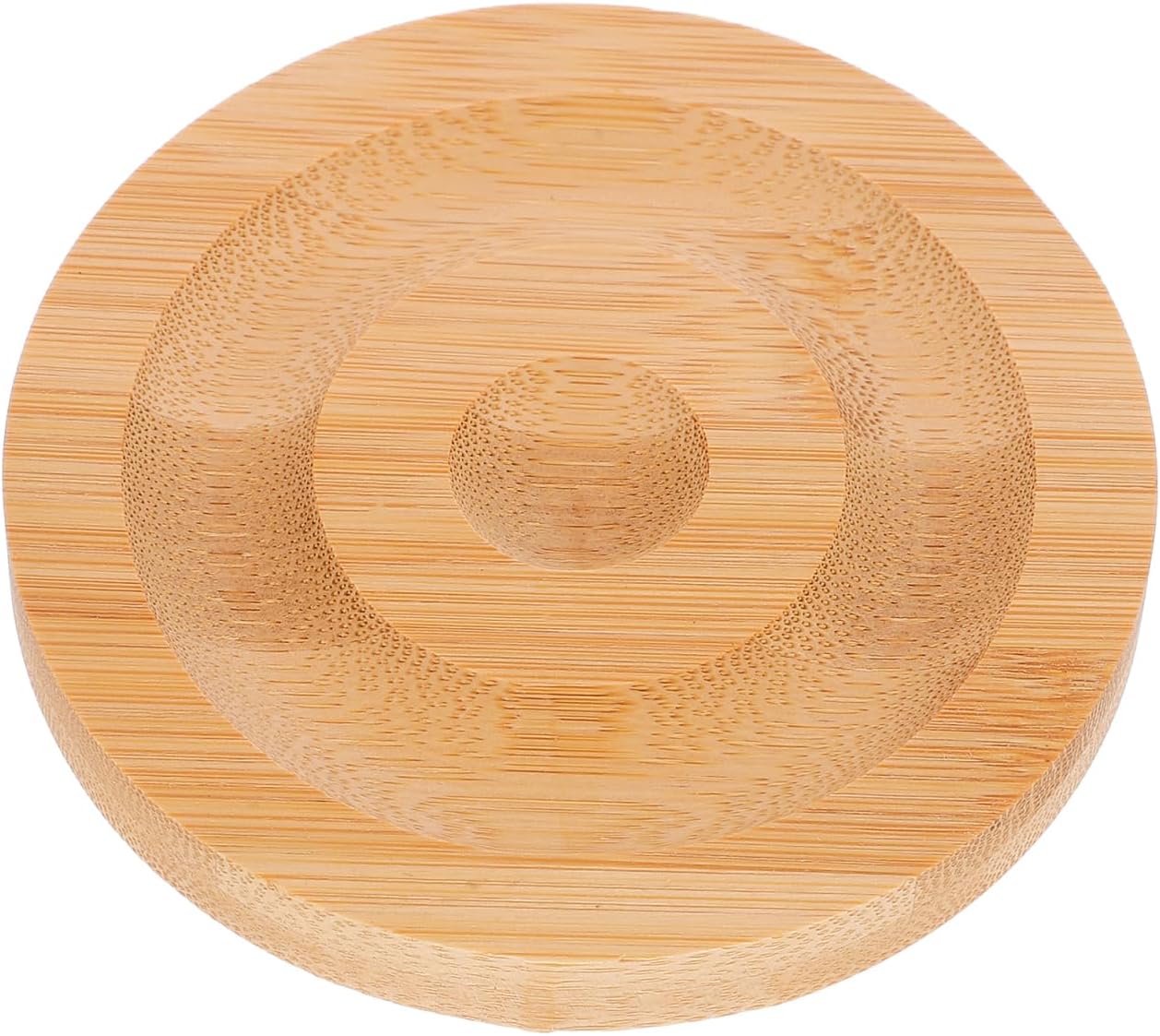 TEHAUX Round Wood Bracelet Display Holder Wooden Bracelet Design Board Flat Bead Board for Jewelry Making