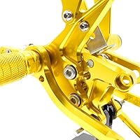 Vista 3 de Krace reposapiés traseros de motocicleta Sunrivery para GSXR750 GSX-R600 1996-2005, SV650/SV650S SV1000/S 1998-2014, GSXR1000 2000-2004