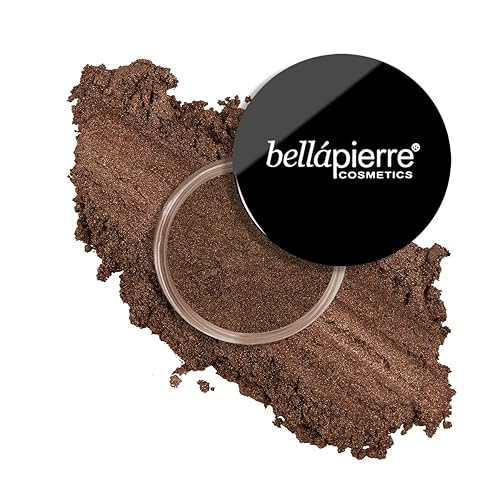 Bellapierre Brillo en polvo  Sin parabenos  Vegano y libre de crueldad  Todo tipo de piel  0.08 oz - Bronce