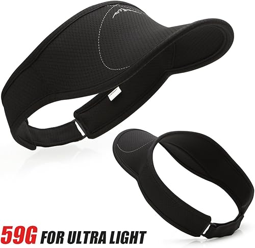 Miniatura 5 de Ushake - Visera deportiva para hombre o mujer, para golf, tenis, correr, trotar, senderismo