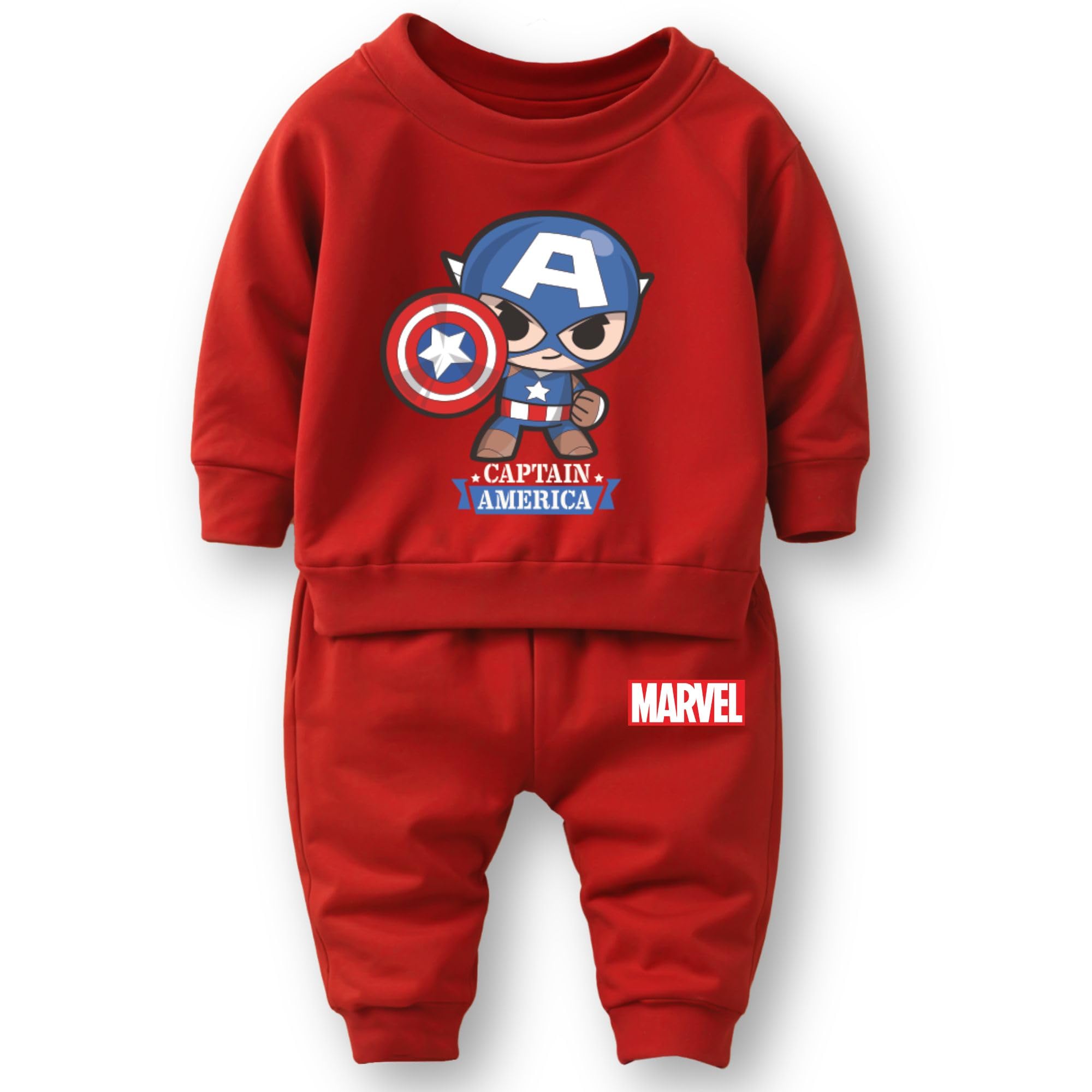 minicult Mickey cotton Kids Coords matching Tshirt and pant set with character print (Pack of 1)