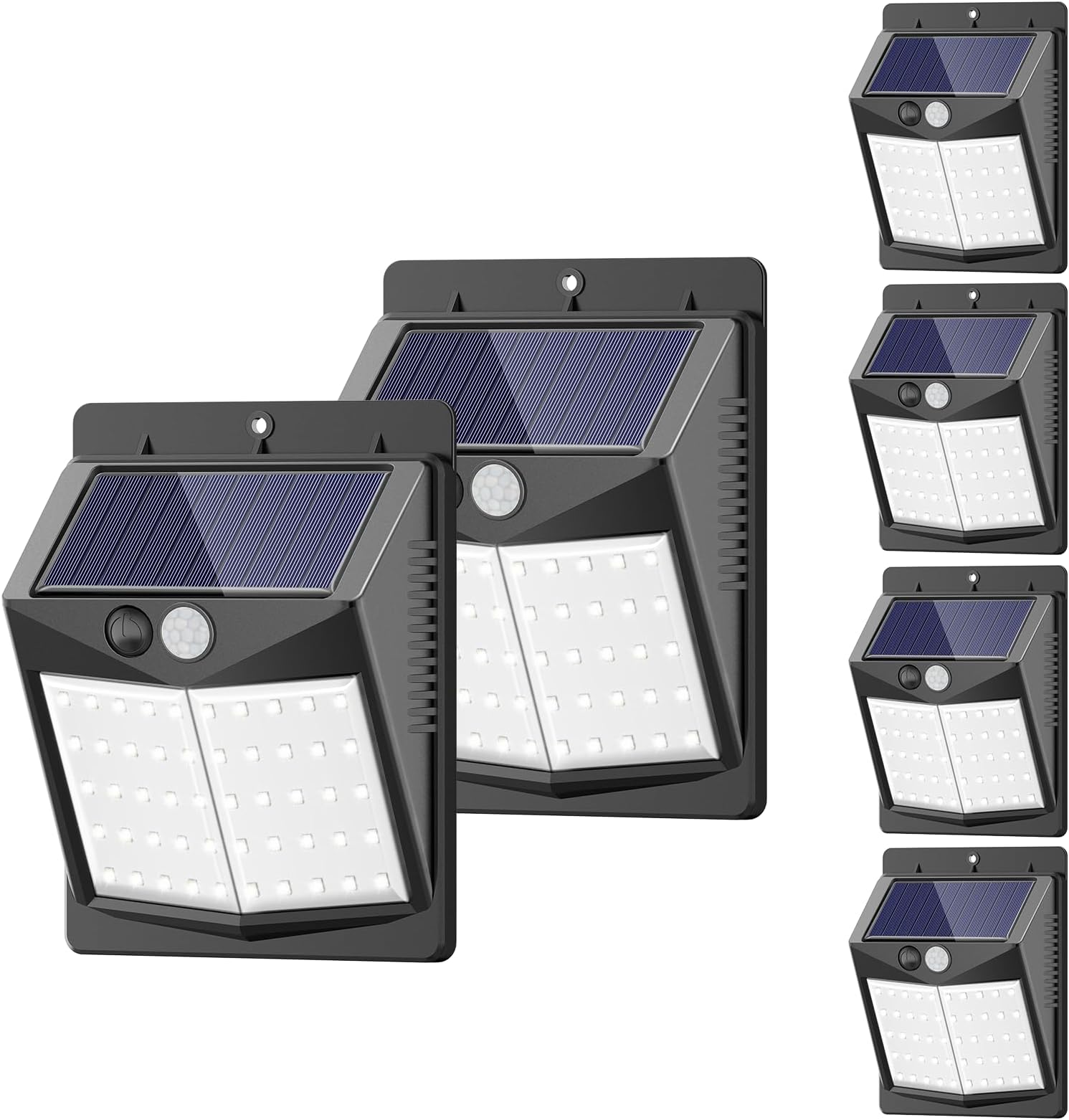 SEZAC Solar Lights Outdoor, Solar Motion Sensor Outdoor Lights, IP65 Waterproof Solar Lights