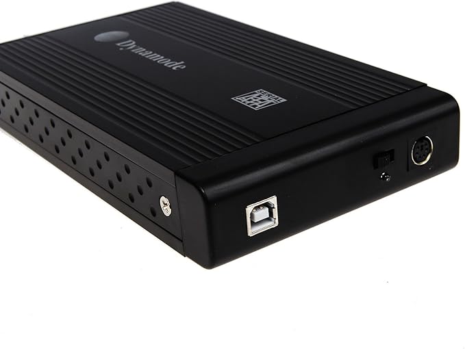 Dynamode 3.5" SATA to USB 2.0 External Hard Drive Enclosure Black