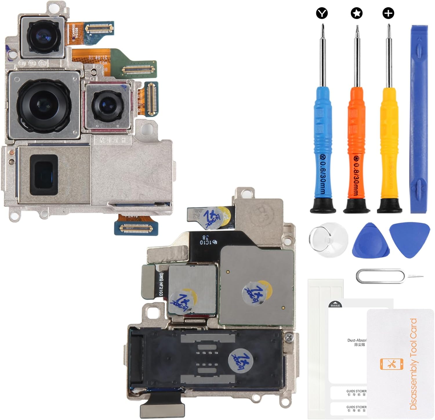 [for US Version] for Samsung Galaxy S22 Ultra Rear Main Camera Replacement (SM-S908B/SM-S908U/SM-S908A) - US Version Back Camera Module Repair Kit with OEM Quality