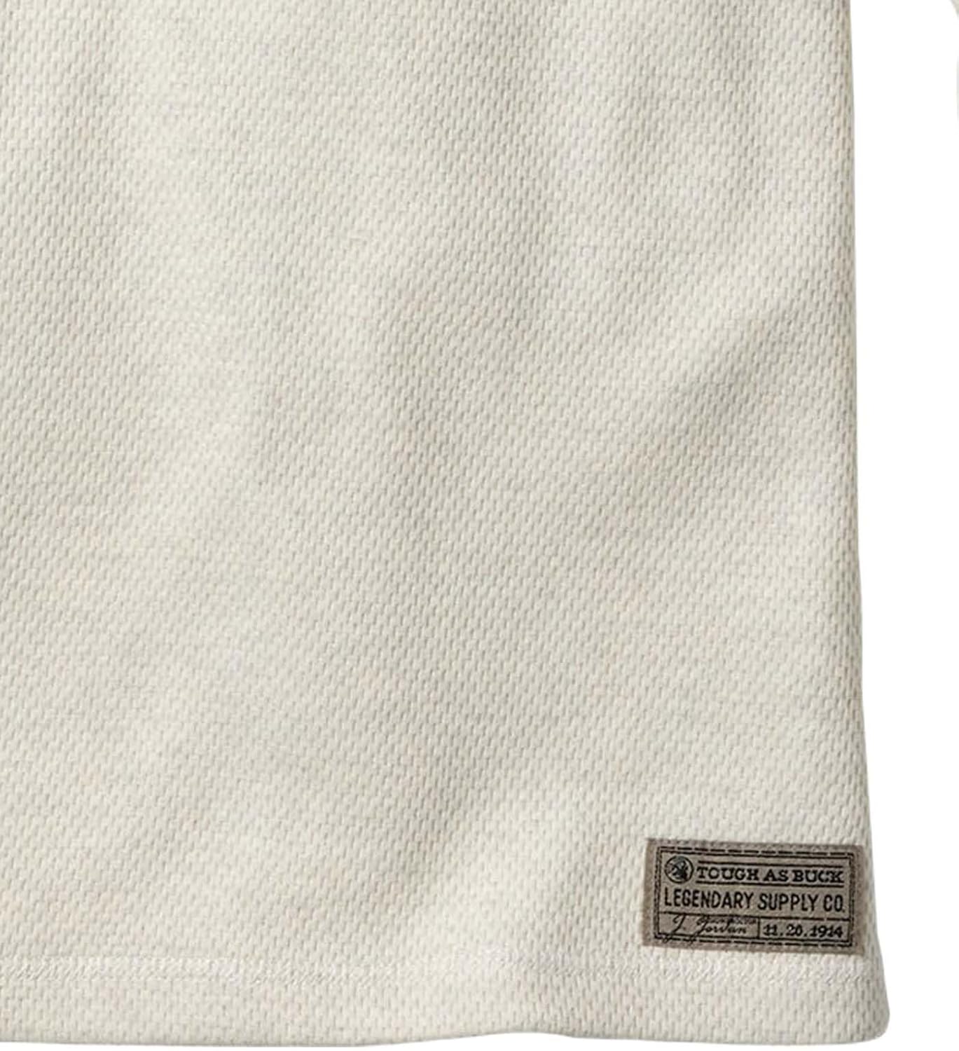 Legendary Whitetails Mens Henley Long Sleeve Thermal Heavyweight Shirt