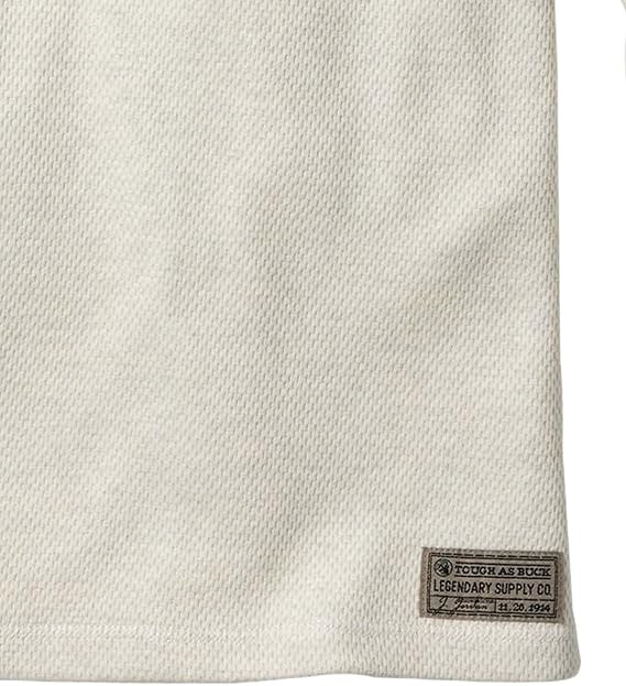 Legendary Whitetails Men's Tough as Buck Double Layer Thermal Henley Shirt - Casual Long Sleeve Waffle Knit Regular Fit Long Sleeve