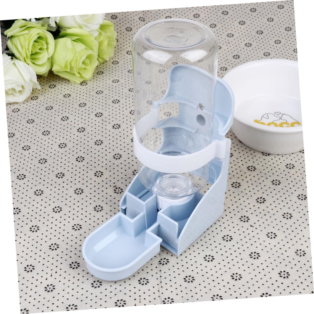 NOLITOY 2pcs Automatic Pet Water Dispenser Leakproof Water Bottle for Dogs Cats and Animals Cage Mounted Easy Install for Home and Outdoor Use