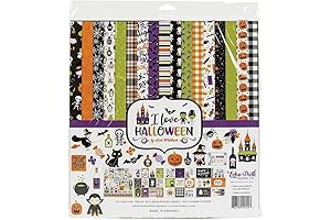 12-x-12-Inch Love Halloween Theme Cardstock Pack by Echo Park